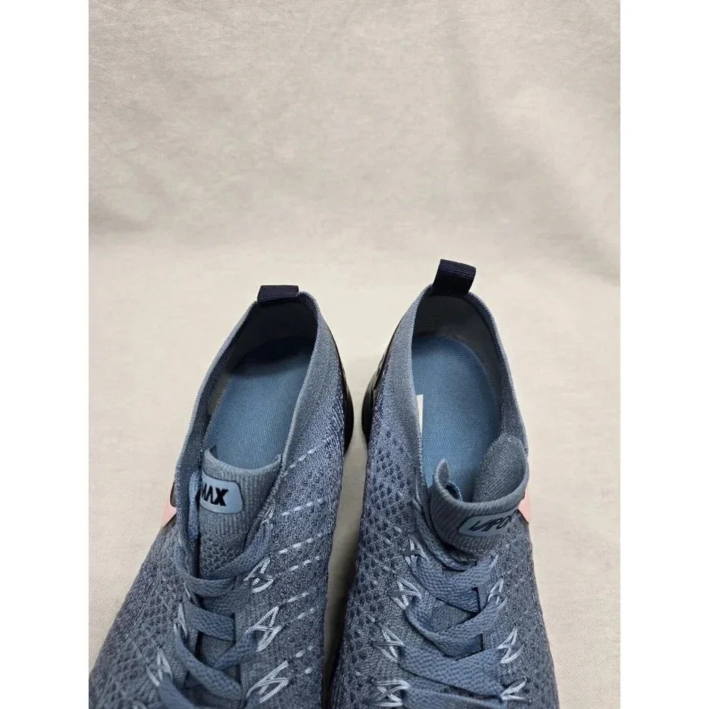 Nike Women's Air VaporMax Flyknit 2 Work Blue Crimson Tint 942843-401 Size 7 - Picture 11 of 11